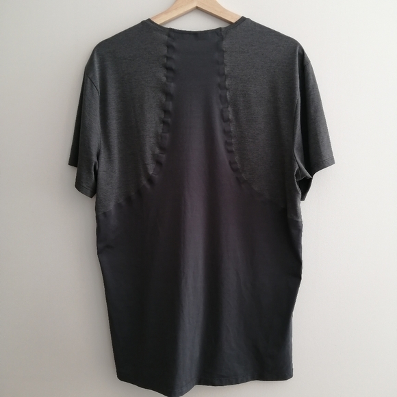 Lululemon Men's Fast and Free Short Sleeve Gray T-shirt Medium - Picture 4 of 16